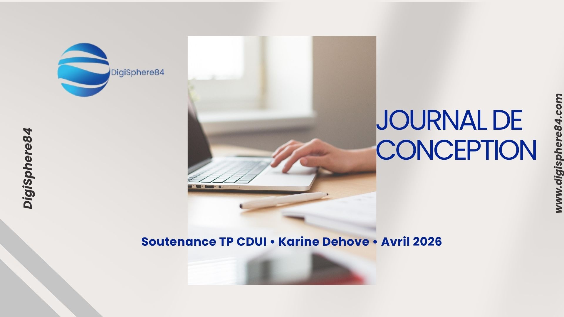 soutenance oral de mon titre cdui Journal de conception