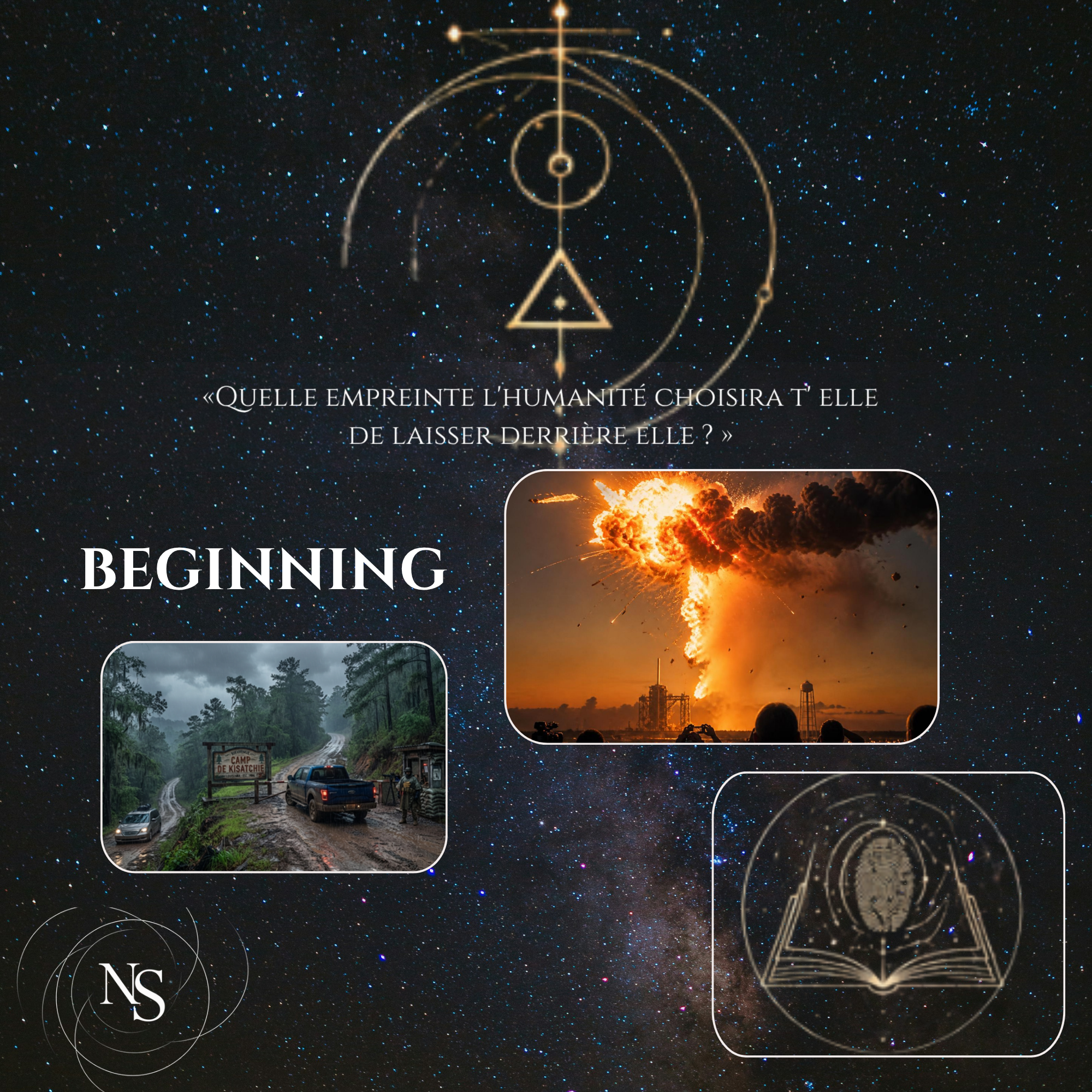 moodboard de l'univers de Beginning